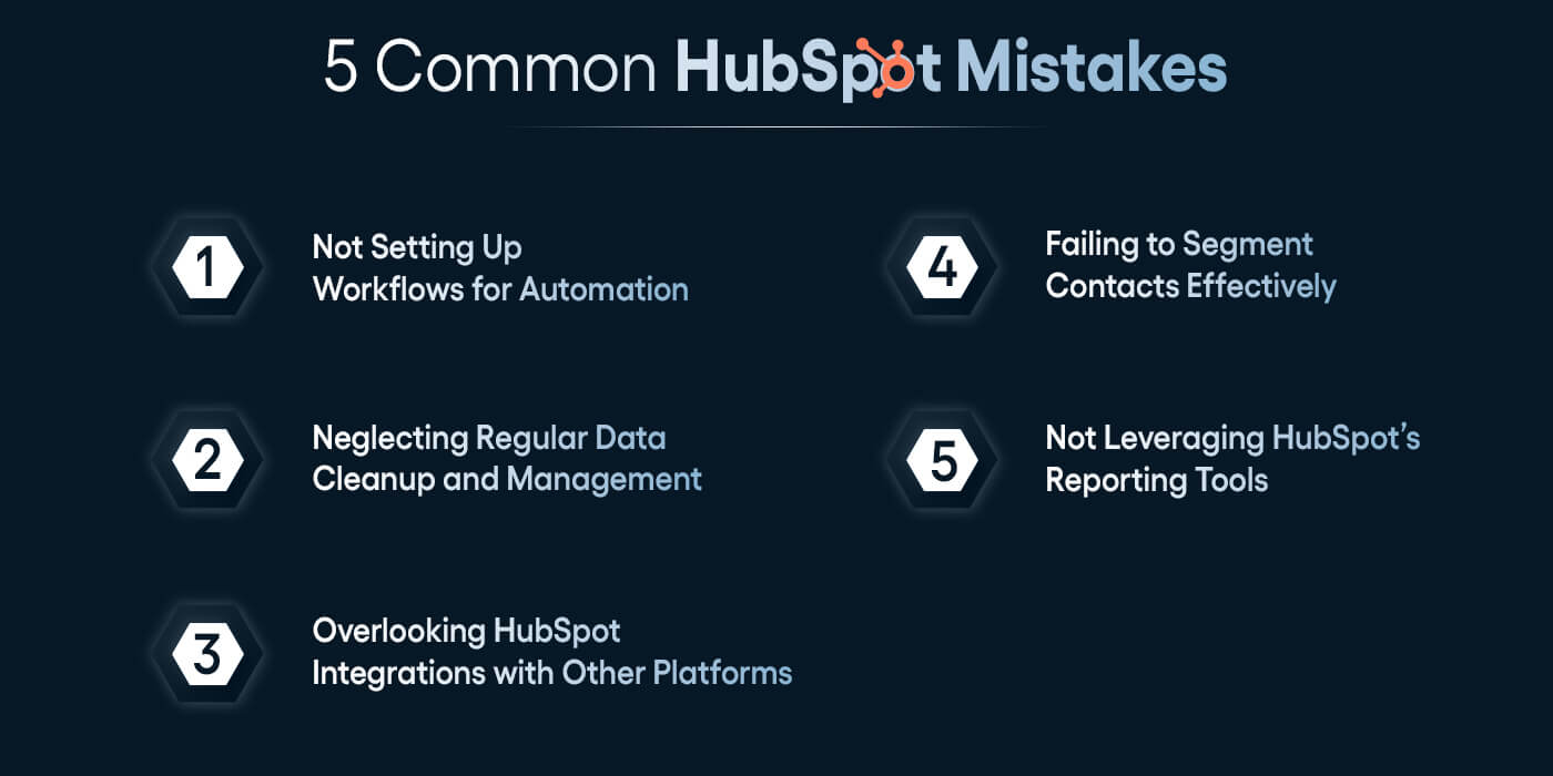 5 Common HubSpot Mistakes and How to Avoid Them