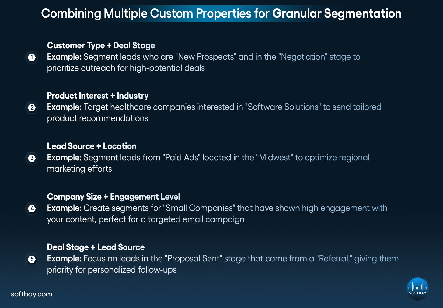 Combining Multiple Custom Properties for Granular Segmentation