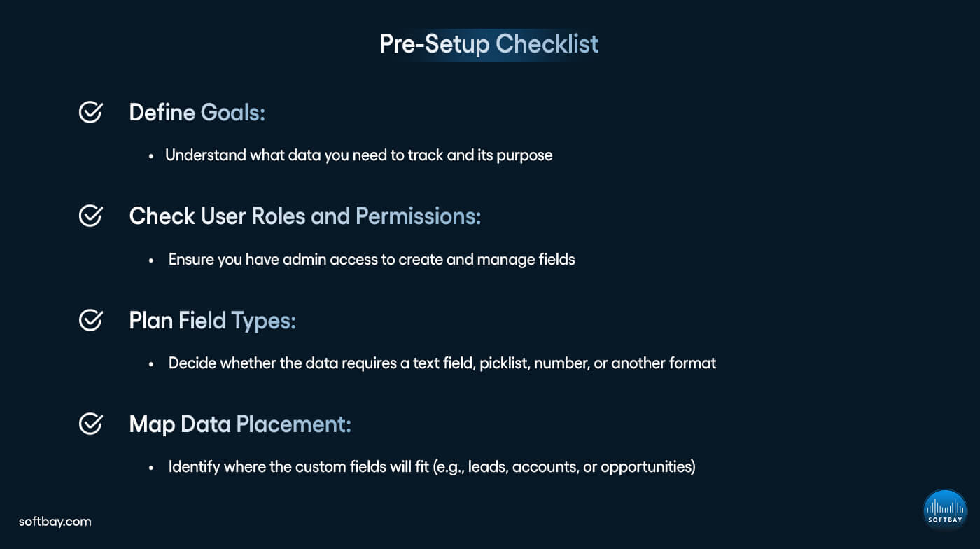 Pre-Setup Checklist